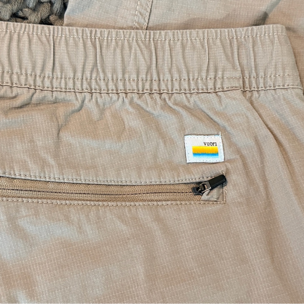 Vuori Men's Pants khaki colored Ripstop pants